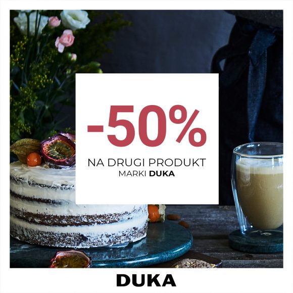 -50% na drugi produkt marki DUKA