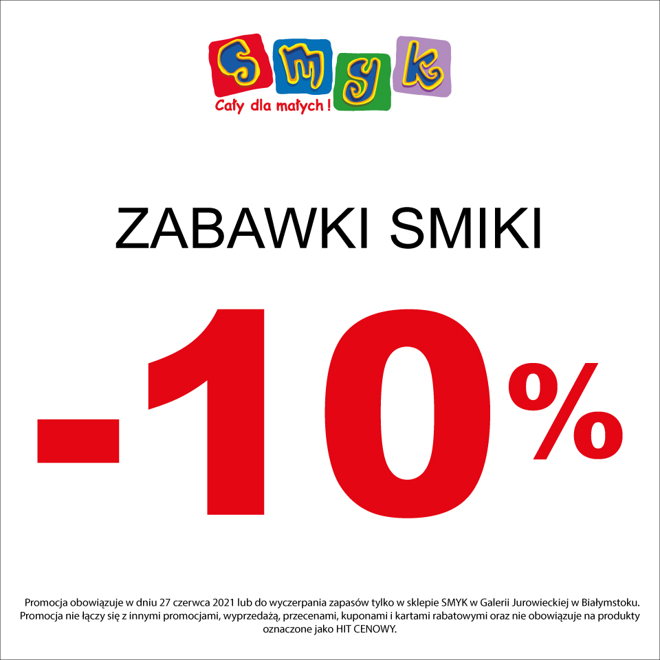 Kantine essens Musling Zabawki SMIKI -10% w SMYK! - Galeria Jurowiecka
