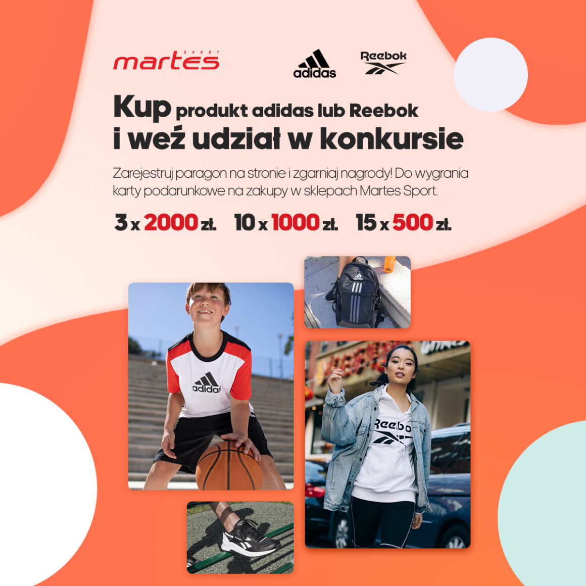 Konkurs adidas/ Reebok w Martes Sport