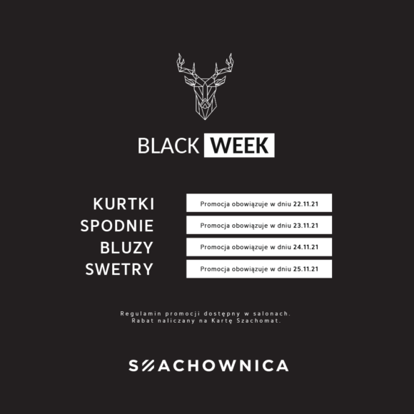 Black Week w Szachownicy.