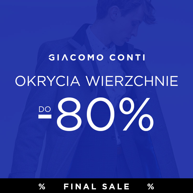GIACOMO CONTI – % FINAL SALE %
