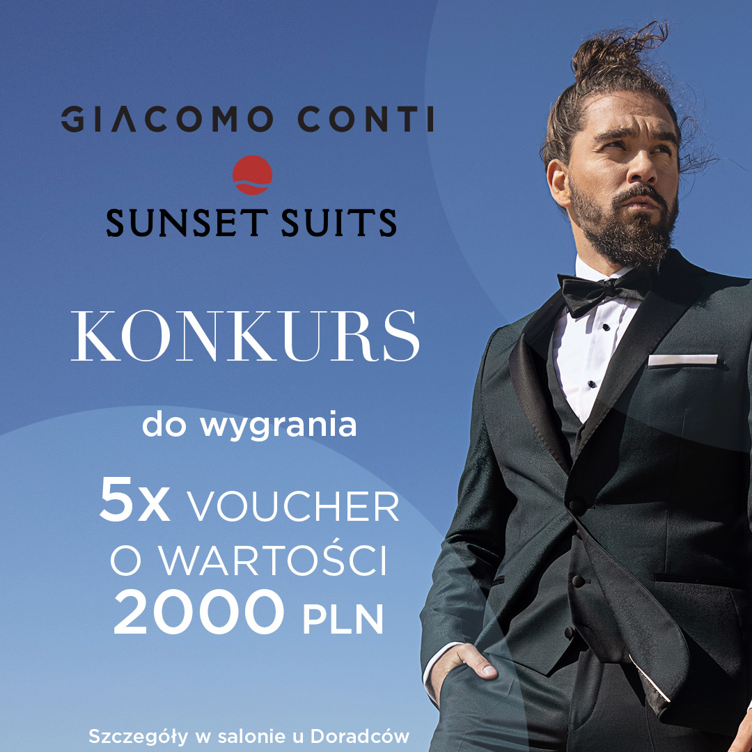 # TWOJA INSTA WERSJA – KONKURS Giacomo Conti i SUNSET SUITS !!