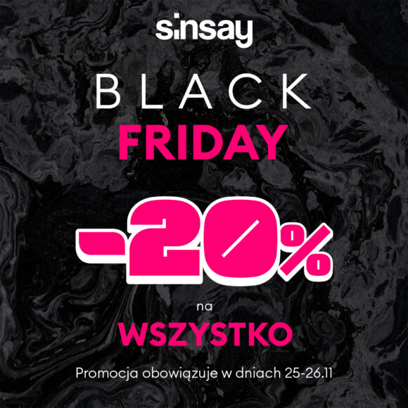 Black Friday w Sinsay!