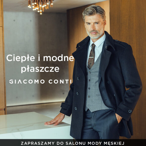 Ciepłe płaszcze męskie w Giacomo Conti!