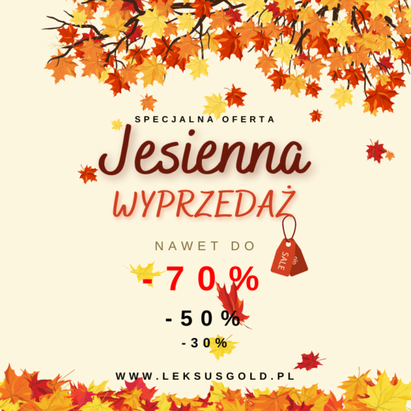 Jesienna wyprzedaż  Leksus Gold!