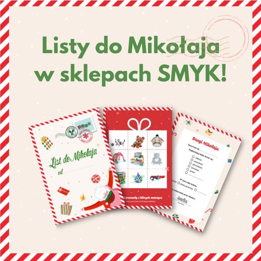 List do Mikołaja w Smyku!