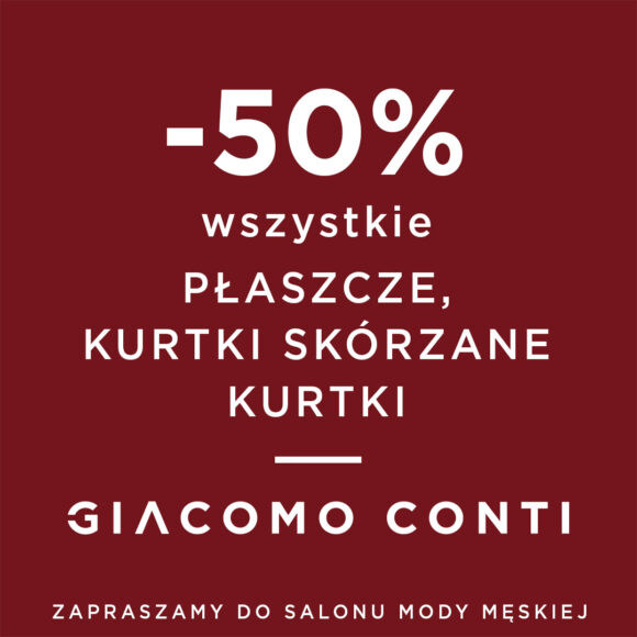 -50% wszystkie płaszcze, kurtki skórzane i kurtki zimowe!