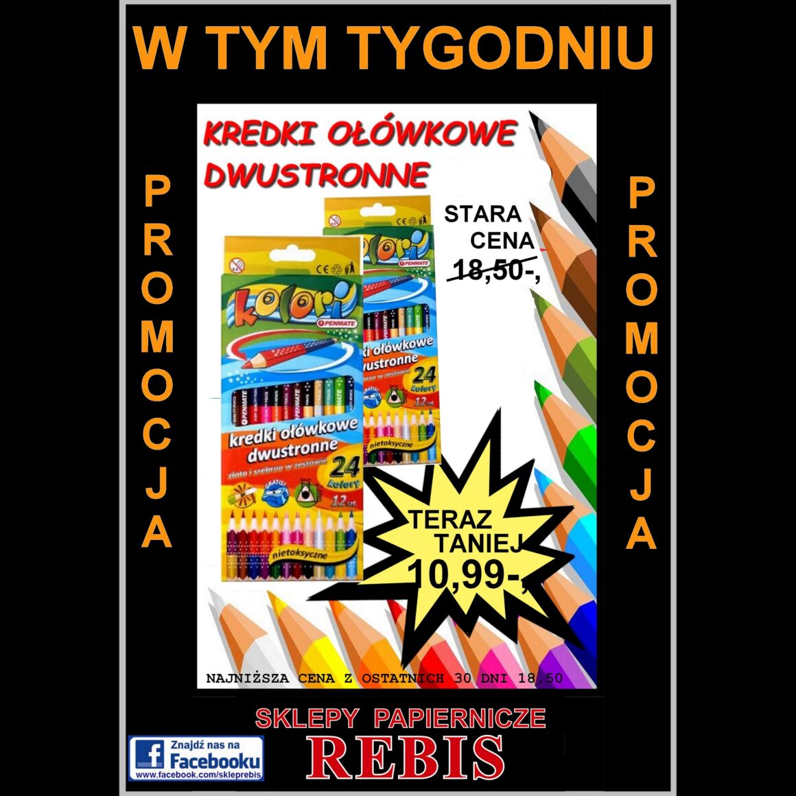 Promocja w Rebis sklepy papierniczy!