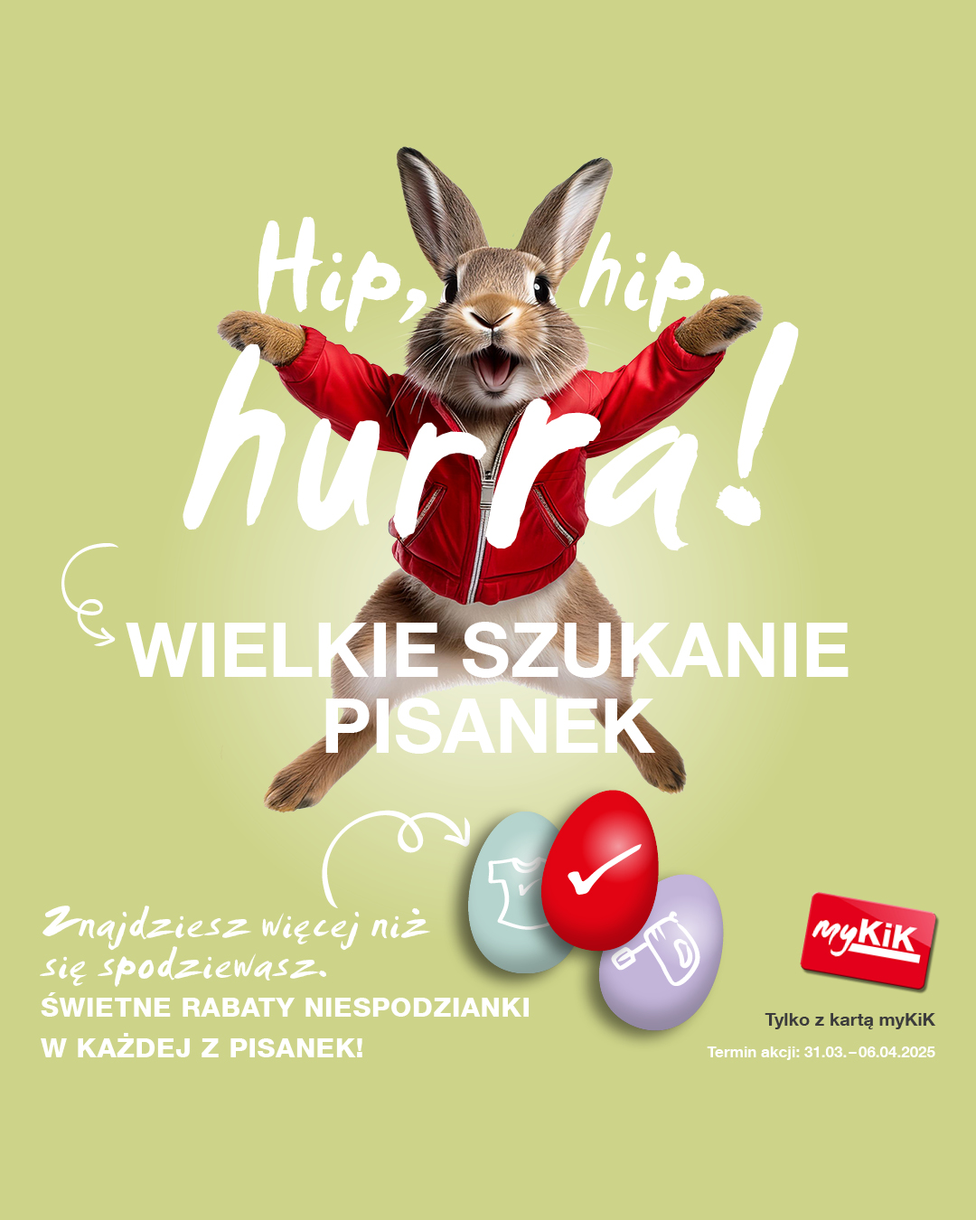 Wielkie szukanie pisanek w KiK! Wielkie szukanie pisanek w KiK!
