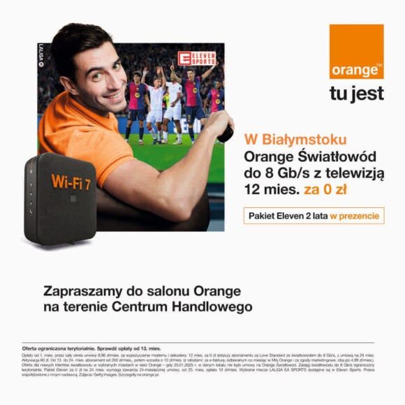 Orange Światłowód do 8 Gb/s z telewizją w superofercie!