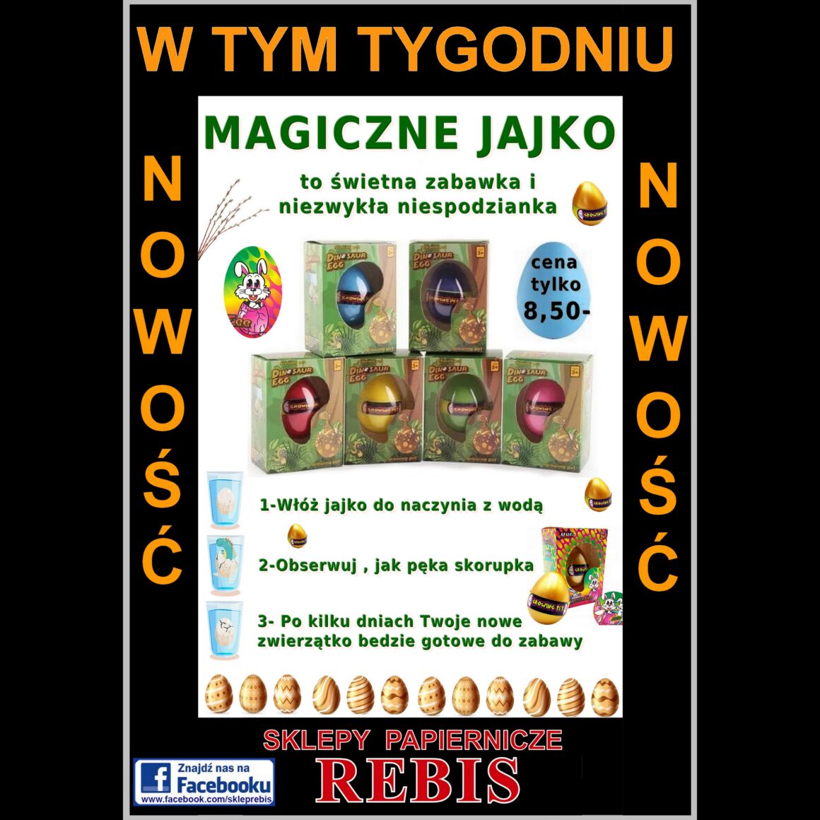 Magiczne jajko w Rebis!