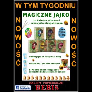 Magiczne jajko w Rebis!