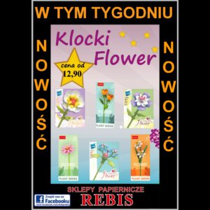 Klocki kwiaty w Rebis!