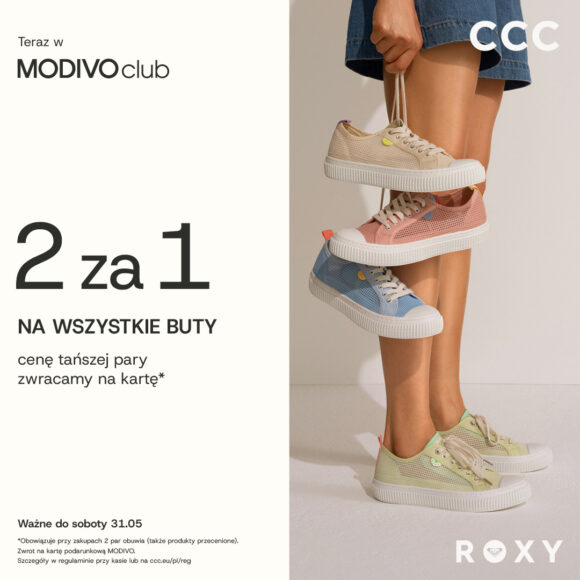 Tylko w MODIVOclub 2 za 1 na wszystkie buty!