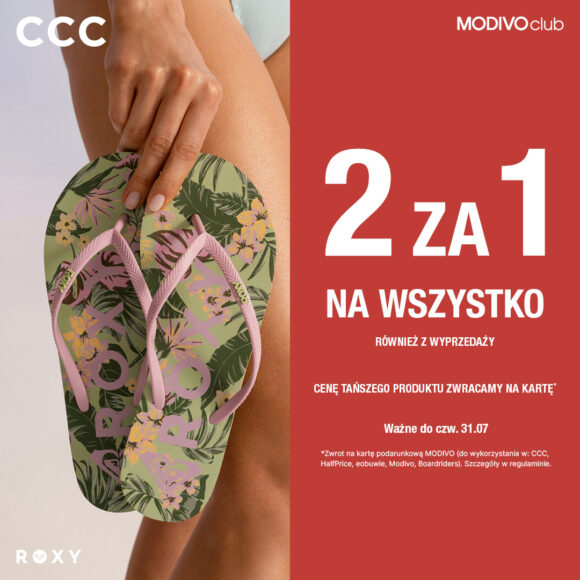 Wielka wyprzedaż 2 za 1 w CCC!