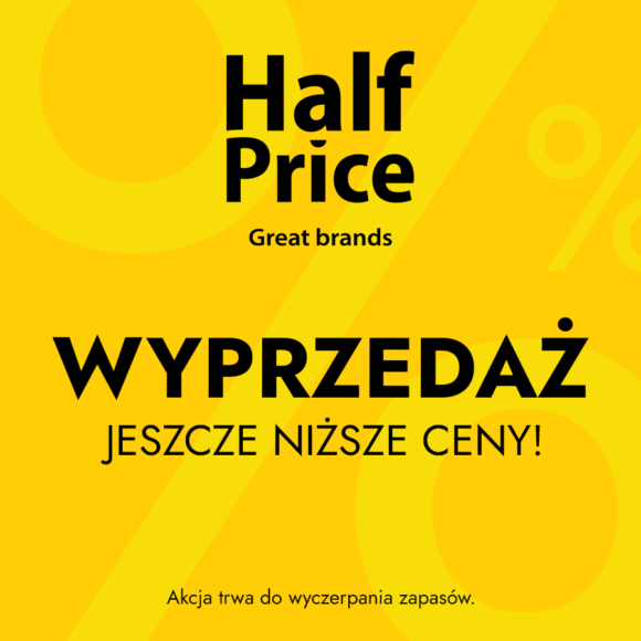 WYPRZEDAŻ W HALFPRICE!