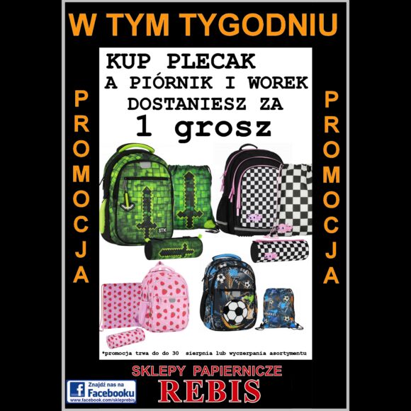 Promocja w Rebis – sklep papierniczy.
