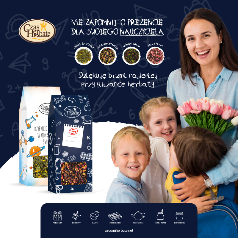 W salonie Czas na Herbatę trwa akcja Dzień Nauczyciela! W salonie Czas na Herbatę trwa akcja Dzień Nauczyciela!