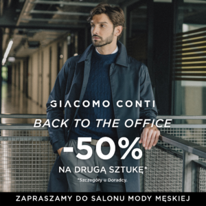 -50% na drugą sztukę Back to the office w Giacomo Conti! -50% na drugą sztukę Back to the office w Giacomo Conti!
