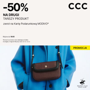 -50% na drugi tańszy produkt w CCC!