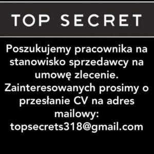 Praca szuka człowieka!