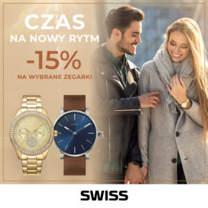 Czas na nowy rytm: -15% na wybrane modele zegarków w Swiss!