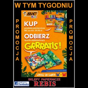 Kup produkty marki BIC za 39,90zł, a duży ręcznik szybkoschnący dostaniesz w prezencie.