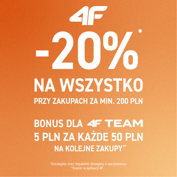 Promocja – 20% w 4F