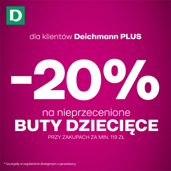 -20% na Dzień Dziecka w Deichmann!