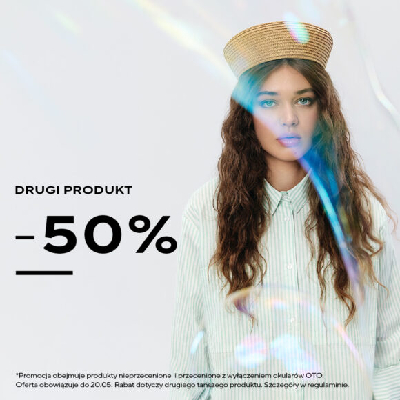 -50% na drugi produkt w Top Secret!