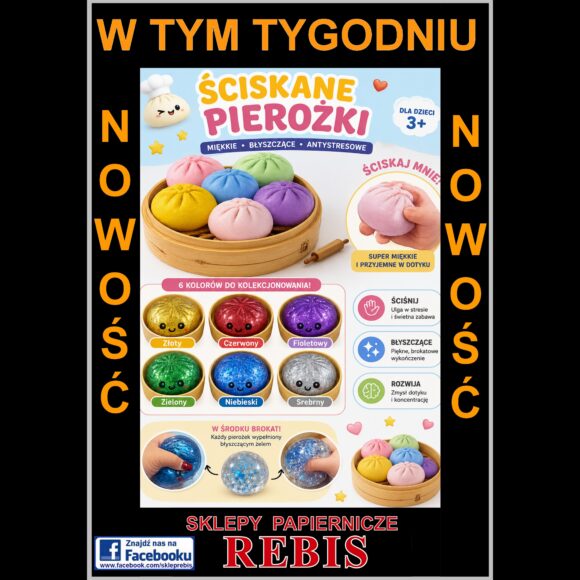 Modne pierożki antystresowe w Rebis!