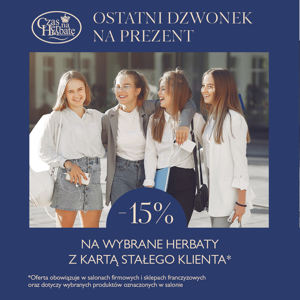 W Czas na Herbatę rusza wyjątkowa akcja z okazji Zakończenia Roku Szkolnego! W Czas na Herbatę rusza wyjątkowa akcja z okazji Zakończenia Roku Szkolnego!
