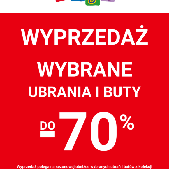 Wyprzedaż do -70%  w SMYK!